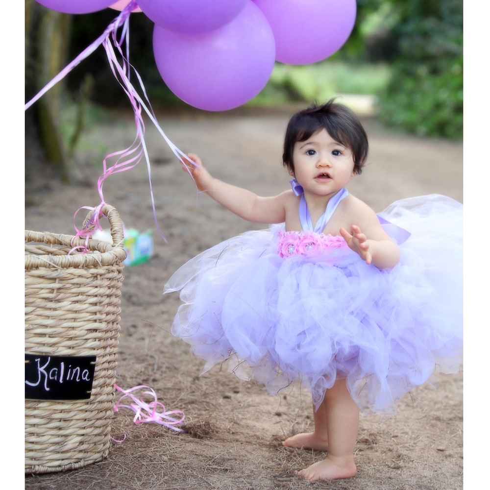 baby tule dress
